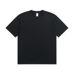 T-shirt à manches courtes pour homme, col ras du cou, haute qualité, style jeune, été, 200 grammes, tissé polyester/coton, écologique, vierge - Product Image 4