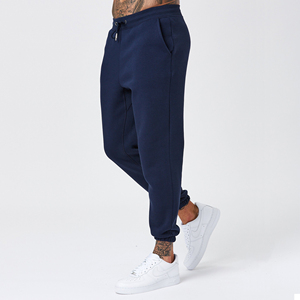 Pantalon de survêtement gris uni pour homme, 100 % coton respirant, poches latérales, taille élastique, idéal pour l'automne - Product Image 5