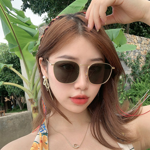 2025 High Quality Luxury Metal Full Rim <b>Square</b> <b>Sunglasses</b> Women Fashion UV400 Protection Comfortable Colored for Daily - Product Image 1