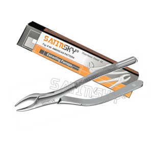 Nevius Instruments dentaires à motif américain de haute qualité Fig. Forceps d'extraction de dents 88L Source d'alimentation manuelle de base de qualité allemande - Product Image 4