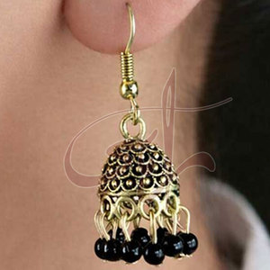 ต่างหูดีไซน์ล่าสุด ผลิตอย่างมืออาชีพ ต่างหูชุบทองแบบใหม่ น้ำหนักเบา - Product Image 4