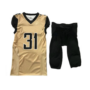 Conjunto de Uniforme de Fútbol Americano Sublimado Personalizado, Jersey y Pantalones de Fútbol Transpirables para Equipos Juveniles y Adultos - Product Image 2