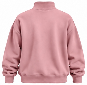 Sudadera con Cuello Alto Rosa de Index Apparel, Corte Holgado, Unisex, Informal, para Otoño - Product Image 2