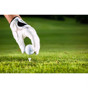 ถุงมือกอล์ฟหนังแกะ Cabretta สีขาวแบบเต็มนิ้ว กันลื่น รุ่นใหม่ล่าสุด สำหรับมือขวา ผู้ชาย ระบายอากาศได้ดี  รับสกรีนโลโก้ส่วนตัว - Product Image 5