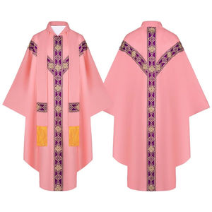 Nouveautés 2026 : Robes de Clergé, Chasubles, Vêtements Liturgiques, Surplis, Soutanes pour Prêtres Catholiques – Robes Liturgiques Unisexe de Haute Qualité - Product Image 3