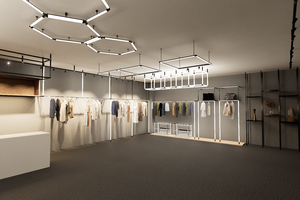 Lampu Sorot Linear Gantung <span class=keywords><strong>LED</strong></span> COB Aluminium Modern dengan Rak Dinding Magnetik untuk Hotel, Ruang Tamu, Kamar Tidur, IP20 - Product Image 4