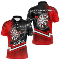 Polo pour homme à manches courtes avec impression par sublimation Purple Dragon, séchage rapide, design décontracté, nom personnalisé, logo d'équipe, polos T-shirts