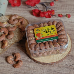 Vietnam Roasted Salted Cashew <b>Nuts</b> W180 230g <b>Square</b> Gift Box - Dong Phu Brand Buttery Salty Flavor - Direct Factory Pricing - Product Image 5