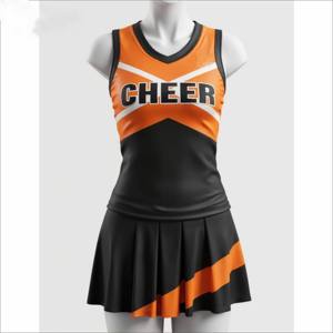 Uniforme de Animadoras para Prácticas, Traje de Baile, Uniformes Personalizados por Sublimación - Product Image 3