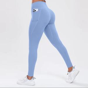 Leggings de Cintura Alta con Bolsillos, Elásticos, Deportivos, de Compresión, Control de Abdomen, Efecto Push-Up, para Mujer, Todas las Temporadas - Product Image 3