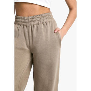 Womens cropped hoodie tracksuit <b>set</b> fleece two piece outfit slim fit <b>jogger</b> pants casual sportswear custom logo loungewear <b>set</b> - Product Image 2