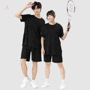 Nouveau T-shirt de course pour homme 2026, T-shirt de fitness à col rond en polyester, hauts de sport pour musculation, T-shirt de gym pour enfant - Product Image 2