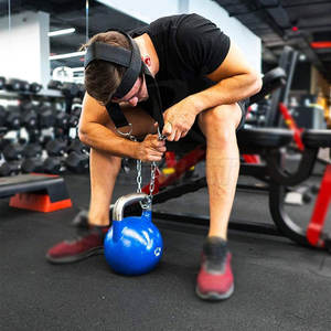 Harnais de musculation en néoprène avec sangles réglables, crochet en acier robuste, antidérapant, respirant et écologique pour hommes - Product Image 3