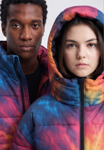 Chaqueta Acolchada Unisex de Invierno, Cortavientos, Ecológica, Estilo Urbano, con Capucha y Cierre, Abrigo Grueso de Poliéster Informal para Hombre - Product Image 4