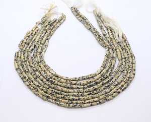 Perles en pierre naturelle Starmox lisses en forme de tube, style perles tubulaires, 14 pouces, perles Starmox simples pour la création de bijoux - Product Image 1