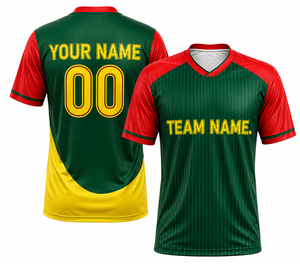 เสื้อฟุตบอลแขนสั้นผ้าตาข่ายระบายอากาศคุณภาพสูง ปี 2023-24 สำหรับทุกเพศ พร้อมโลโก้สั่งทำ ชุดยูนิฟอร์มครบชุด - Product Image 1