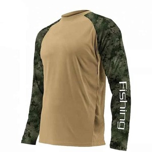 Chemise à manches longues pour homme, résistante aux taches, respirante, imperméable, vêtements de pêche, 100% polyester, UPF 50, impression numérique, vente en gros - Product Image 2