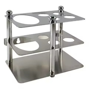 New Premium Metal Steel Shelf Stand <b>Toothbrush</b> <b>Holder</b> Bathroom Organizer Rack Wall Mounted Durable <b>Toothbrush</b> <b>Holder</b> - Product Image 1