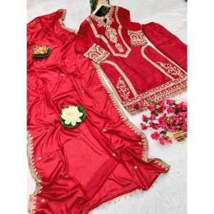 Ensemble haut-bas et dupatta fantaisie pour femmes pour les fêtes - Product Image 6