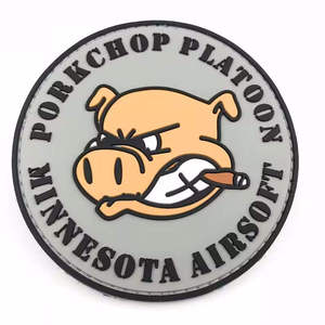 Parche de Goma 3D con Diseño en Relieve de Porkchop Platoon Minnesota, para Coser - Product Image 6