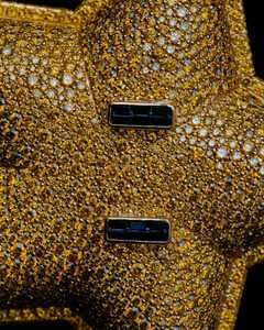 จี้และชาร์มสไตล์ฮิปฮอปเงินแท้ประดับมอสซาไนต์รูปดาวสองสีแบบขายส่ง - Product Image 4