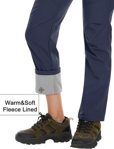 Pantalones Deportivos para Mujer Mountain Hardwear, Color Azul Marino, Elásticos, Transpirables, con Bolsillos con Cremallera y Logotipo Frontal, para Actividades al Aire Libre - Product Image 3