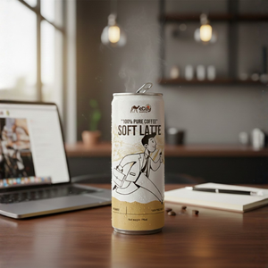 OEM/ODM Café Premium en Lata de 190 ml, Nueva Mezcla Cremosa de Leche y Latte, Bebida de Café 100% Puro, Marca Privada - Product Image 5