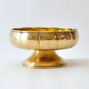 Luxury Polished Gold Metal <b>Chocolate</b> Bowl Stand Decorative Fruit Tray Centerpiece Platter Modern Table Decor Party <b>Wedding</b> - Product Image 4
