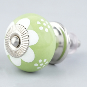 Handmade Premium Quality Green Ceramic Soft Drawer <b>Knobs</b> <b>Dresser</b> Cabinet Pulls Kitchen Cupboard Door Handles Wholesale CK-07 - Product Image 2
