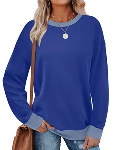 Sudaderas de mujer de color sólido, sudaderas de mujer informales de buena calidad personalizadas, sudadera de fabricación pakistaní - Product Image 4