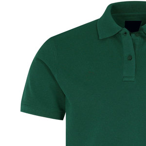 เสื้อโปโลผู้ชายสีเขียวป่าพรีเมียมรุ่นใหม่ แขนสั้น ผ้าปิเก้ สไตล์ลำลอง เหมาะสำหรับตีกอล์ฟ รับผลิตตามแบบ OEM แบรนด์ส่วนตัว ขายส่ง - Product Image 4