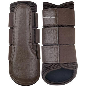 Bottes de brossage pour chevaux de haute qualité, protection respirante, pas de accumulation de chaleur grâce au tissu en maille 3D, lavables en machine à 30 degrés. - Product Image 6