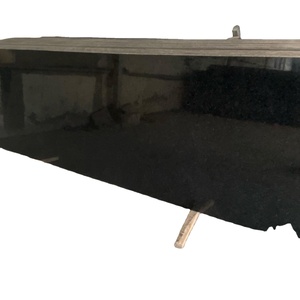 Granit noir de frêne de haute qualité superbe pierre naturelle moderne pour les comptoirs de cuisine revêtements de sol espaces extérieurs polis pour les villas - Product Image 1