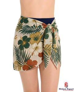 Wholesale Printed Mesh Pareo Sarong <b>Beach</b> Cover Up Resort Wear OEM ODM Custom Fabric Product Manufacturer Puerto Rico - Product Image 1
