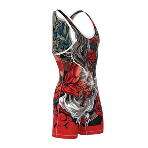 Vente en gros OEM – Nouveaux maillots de lutte pour hommes en polyester extensible 100 %, dernier design, style inédit - Product Image 3