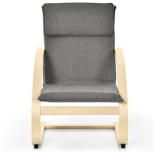 Modern Gray Leisure Chaise Lounge Chair for Relaxing - Product Image 6