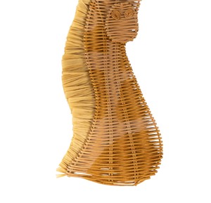 Decoración colgante de cabeza de jirafa para habitación infantil nórdica, de mimbre sostenible, para decorar habitaciones infantiles, con diseño de vida silvestre. - Product Image 4