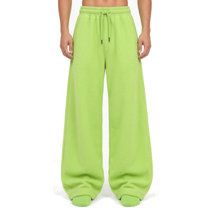 Pantalon de survêtement en molleton de coton brossé pour homme, coupe oversize, de marques de mode, vente en gros - Product Image 1
