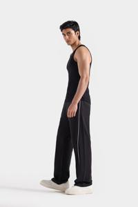 Débardeur de sport décontracté pour homme en maille écologique respirant à séchage rapide en polyester/coton élastique pour fitness et gym - Product Image 4
