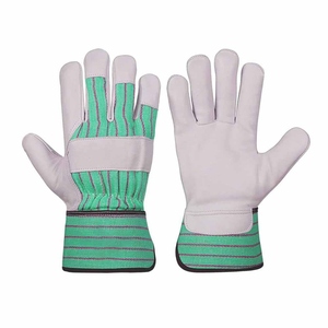 Gants de travail en cuir de vachette grainé de qualité supérieure, résistants à l'abrasion, pour la sécurité industrielle, robustes, pour grimpeurs canadiens et jardinage - Product Image 6