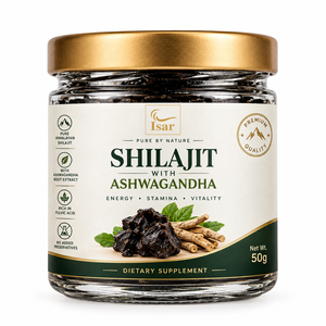 Résine de Shilajit de l'Himalaya 50g avec Ashwagandha, 100% naturelle, en vrac, provenant d'Inde, pour soutenir l'énergie et la résistance. - Product Image 1