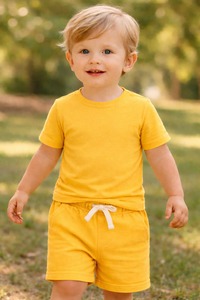 100% Bamboo Baby Boys Solid Top Bottom Set Customized Ultra Soft Breathable Skin Friendly Eco Friendly All-season Infant Outfit - Product Image 6