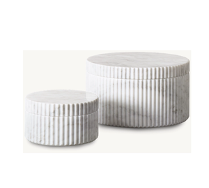 Marble Jewelry Box Custom Logo <b>Luxury</b> Round Shape Lowest Price Traditional Classic Style Jewelry Box Table Decor Hot Sale - Product Image 1