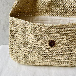HOT SUMMER HANDBAGS 2026! Straw <b>Boho</b> Raffia Bow Clutch Beach Picnic Travel <b>Bag</b> Women Fashion - Product Image 3