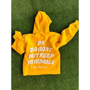 Sudadera con Capucha Oversize de Algodón Tejido con Estampado Puff Personalizado de Cabras Humbles para Mujer, Estilo Urbano para Otoño - Product Image 3