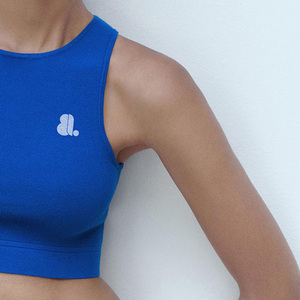 Camisetas sin mangas casuales para mujer, de algodón y spandex, de secado rápido, transpirables, ecológicas, con cuello redondo - Product Image 2