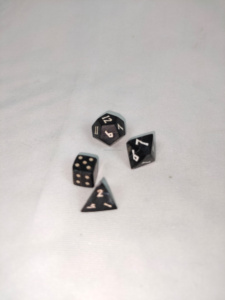 Ensemble de dés de jeu D&D vintage faits à la main en corne de buffle et os polis, style animal, 7 pièces, dés à 10 faces pour DND/RPG, en vrac, Inde - Product Image 6