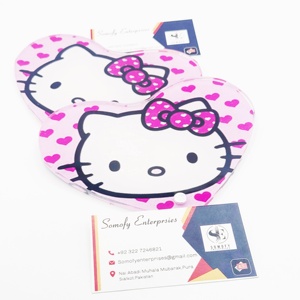 Best Price Customizable Soft Pink Rectangle Hello Kitty Heart Eyelash Tiles Sustainable Durable Acrylic <b>Lash</b> Plate Tool <b>Glue</b> - Product Image 3