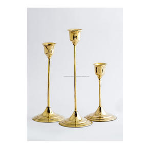 2023 nouveau luxe Design bougeoir grand Halloween noël religieux décor métal pilier bougeoir pour table - Product Image 1