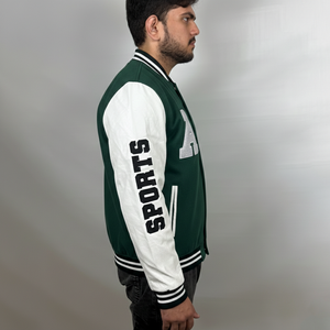 Chaqueta Varsity Letterman de Moda Urbana Americana de Último Diseño y Alta Calidad en Venta - Product Image 4
